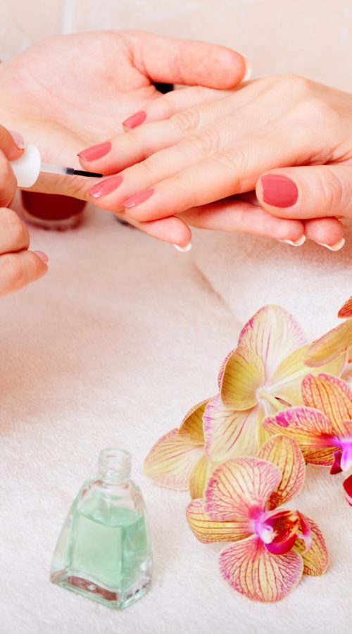 manicure and pedicure. body care, spa treatments